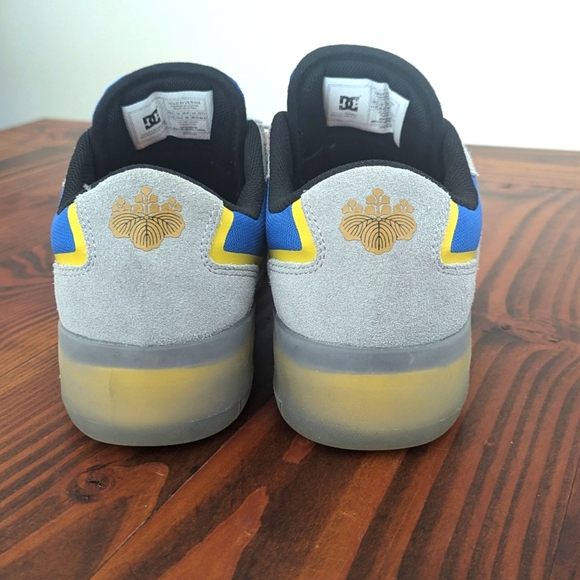Men's Hongo x DC Metric ShoesColor: GREY/BLUE/YELLOW Size: 11 - Picture 5 of 7